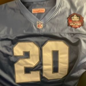 Mitchell & Ness Barry Sanders Lions HOF 2004 Jersey